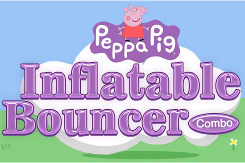Peppa Pig inflatable slide combination trampoline Peppa Pig inflatable slide combination trampoline