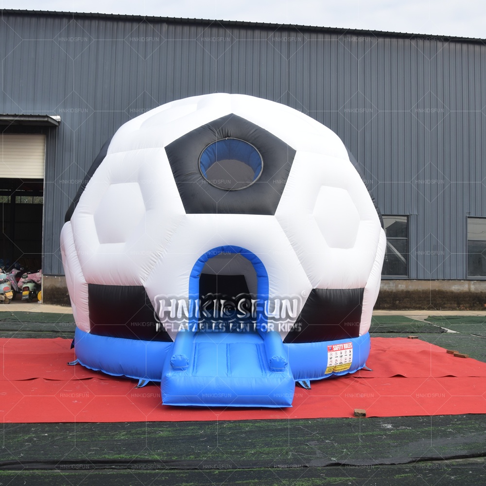 Inflatable Bounce House Combo High Quality Football White Inflatable Castle for World Cup Rental