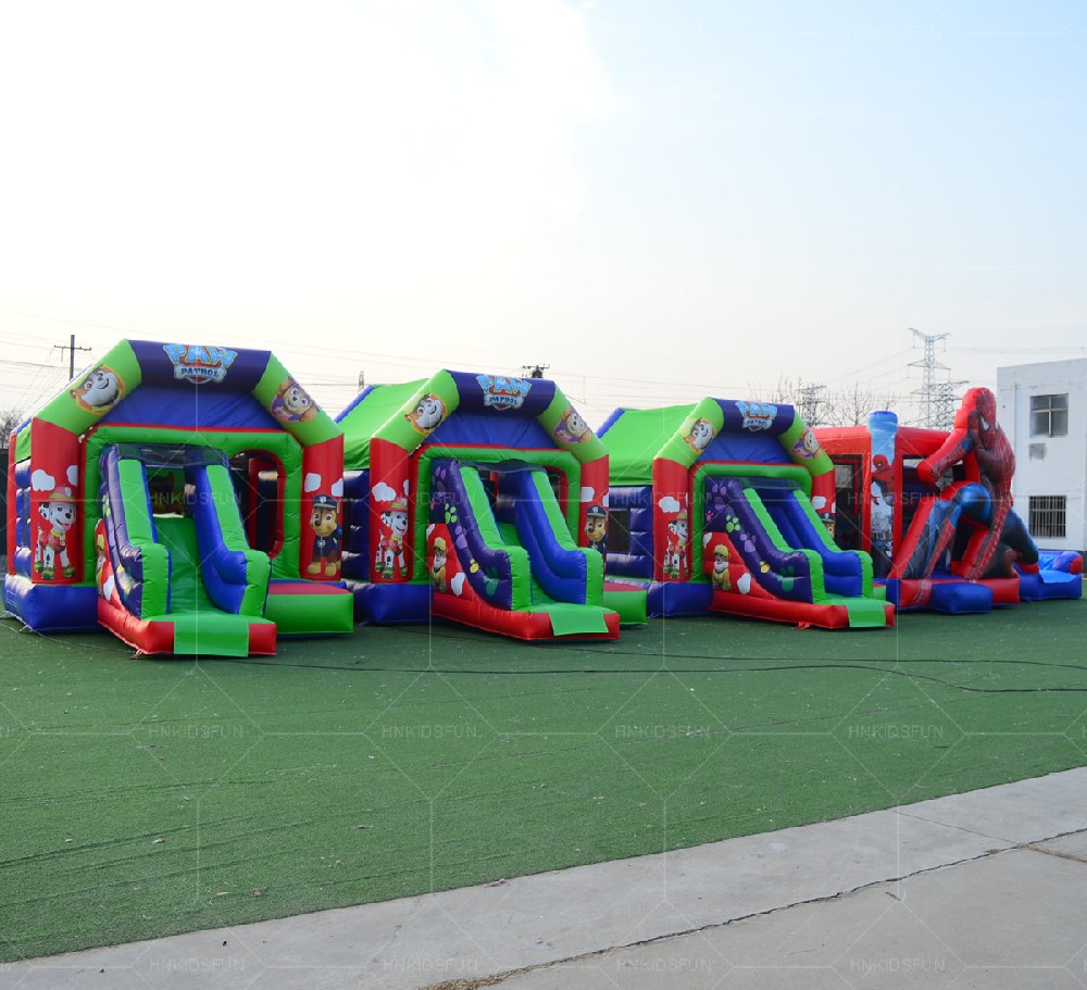 Commercial Grade Paw Dog Inflatable Bouncer Combo Bounce House Bouncy Castle for Commercial Party Rentals