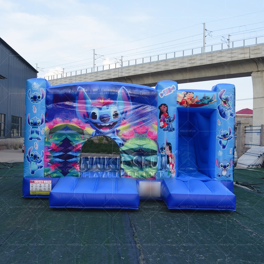 Children Toys Inflatable Bounce House with Slide Combo Cartoon Bouncing Castle Toys Kids