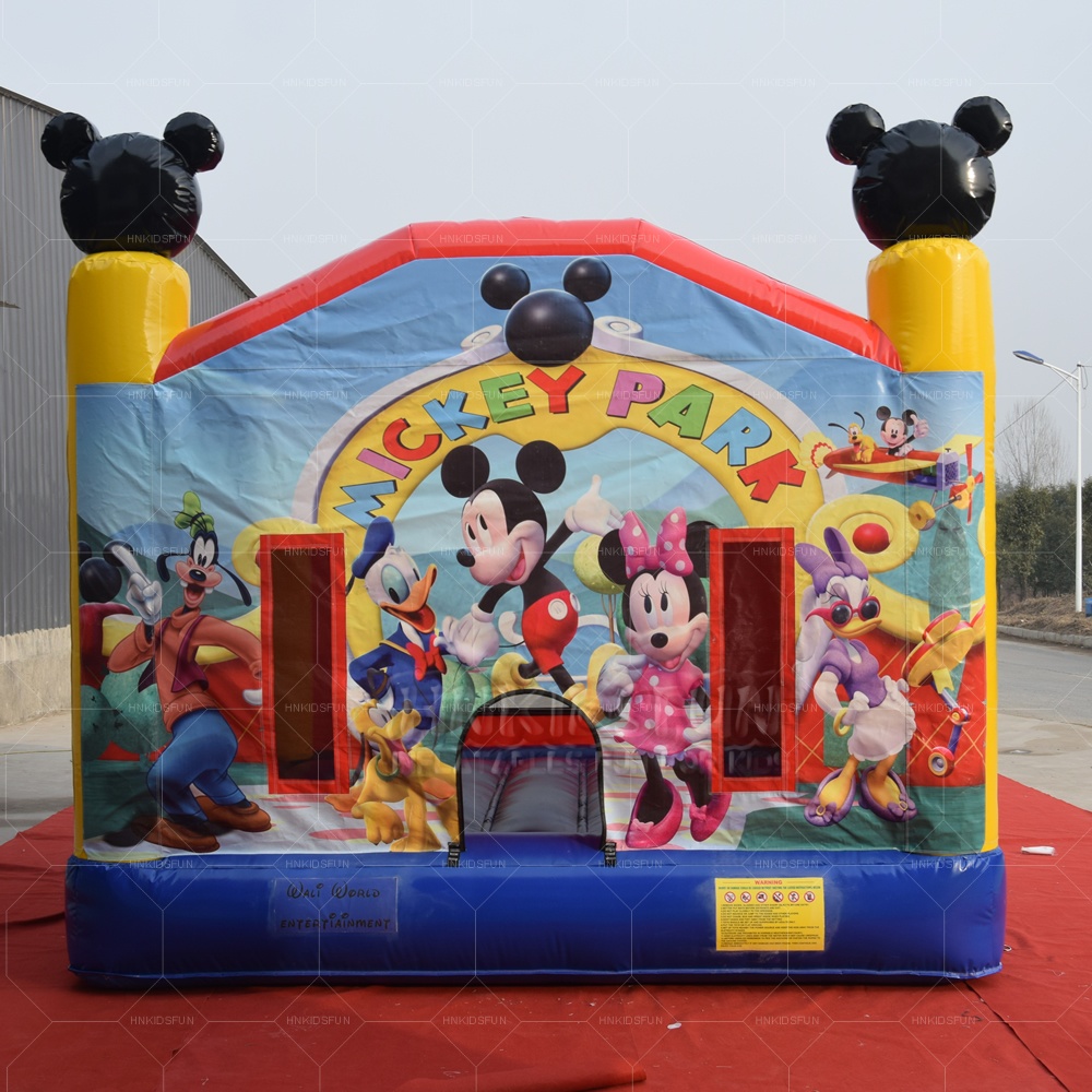 Hot Sale Small Inflatable Bounce House Character Mickey Inflatable Bouncy Castle Blow up Inflatable Jumping Castle for Kids