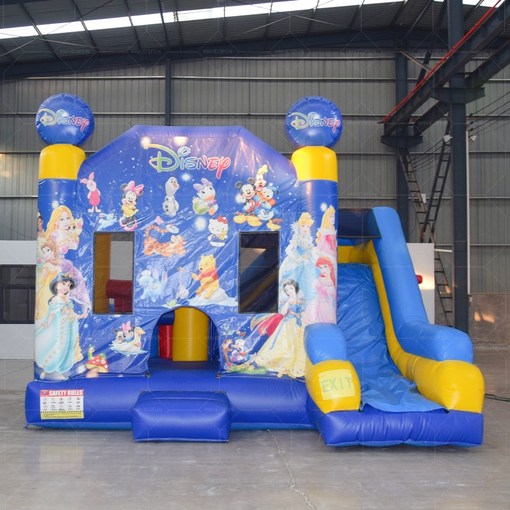 Inflatable Princess Themed Bouncy Castle Trampoline for Kids - Perfect for Outdoor Fun and Event