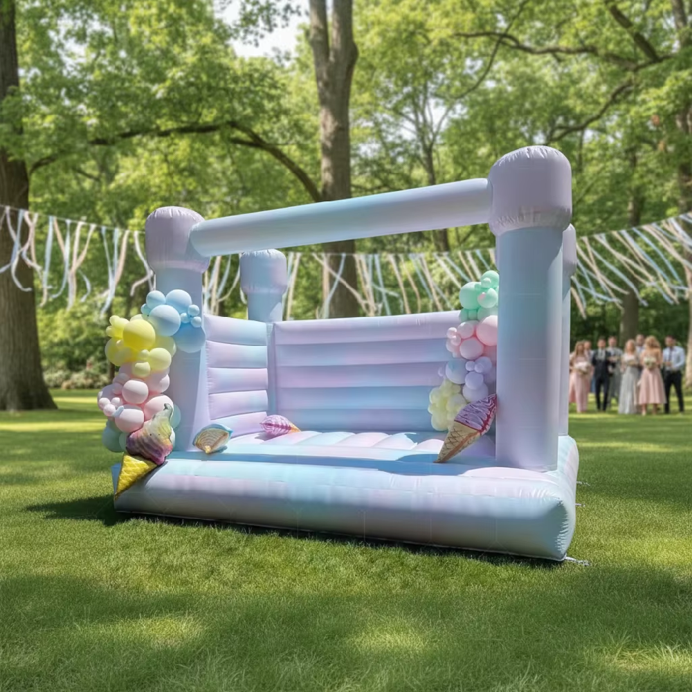 Bounce House Inflatable Tie-dye Jumping House Cotton Candy Cheap Bouncy Castles to Buy