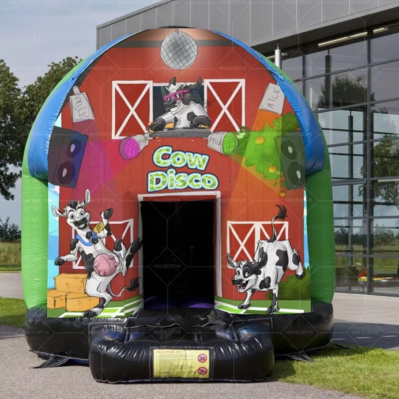 Outdoor Music Bounce House Inflatable Bouncy Castles Inflatable Glitter Disco Dome