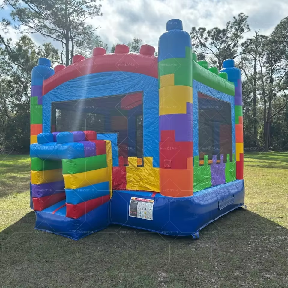 KFC78-Portable Inflatable Bouncy Castle Slide Combo Indoor Jumping House for Kids Backyard Play