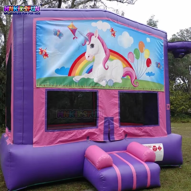 KFC100-K-pop Demon Hunters Bounce House with Customized Velcro Banners Commercial Jumping Castle for Kids Inflatable Party Bouncers