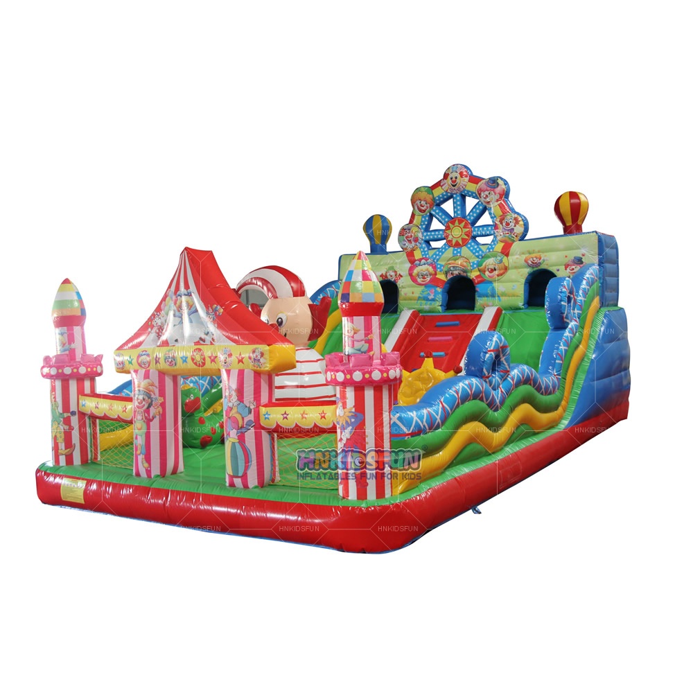KFC201 Commercial Inflatable Combo Bounce House with Slide Climbing and Obstacle Course for Kids Carnival Party Outdoor Amusement Park