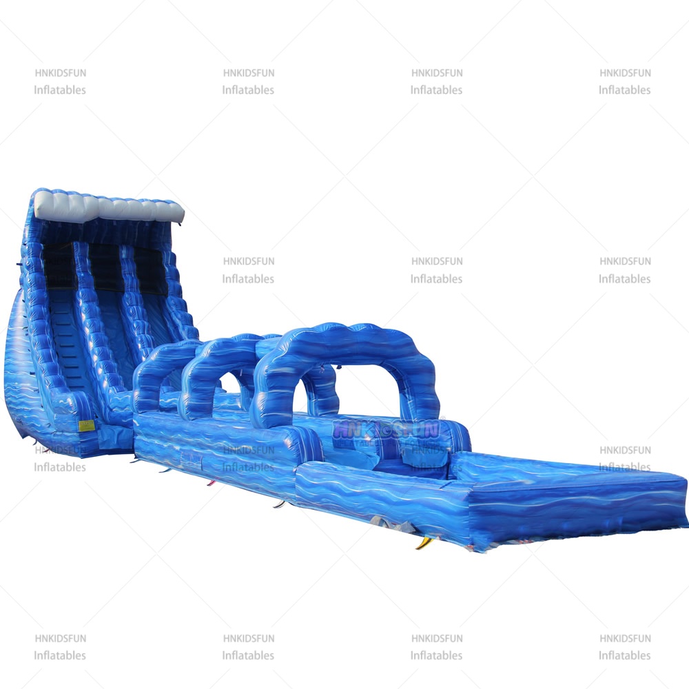 KFS154 Commercial Inflatable Water Slide with Splash Pool Outdoor Water Park Slide for Kids and Adults