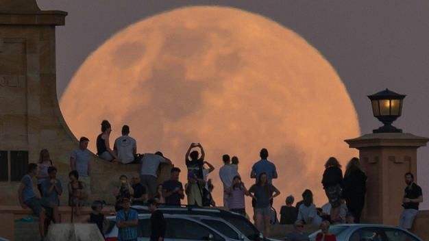 Maybe you have missed the super moon last night!