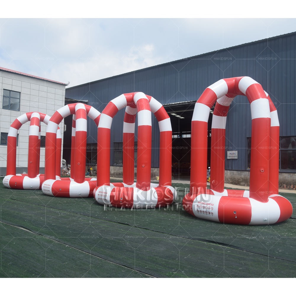 Popular Single-Person Commercial Inflatable Bungee Jump with Air Blower for Kids' Trampoline Park Use