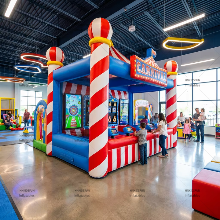 Inflatable Carnival Games Interactive Sports Game Commercial PVC for Outdoor Event Party Rental