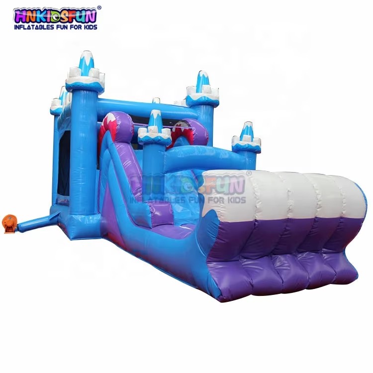 KFS059-Commercial New Design Cartoon Character Inflatable Bounce House Combo Wet Dry Slides Moonwalk Jumper Bouncer for Parties