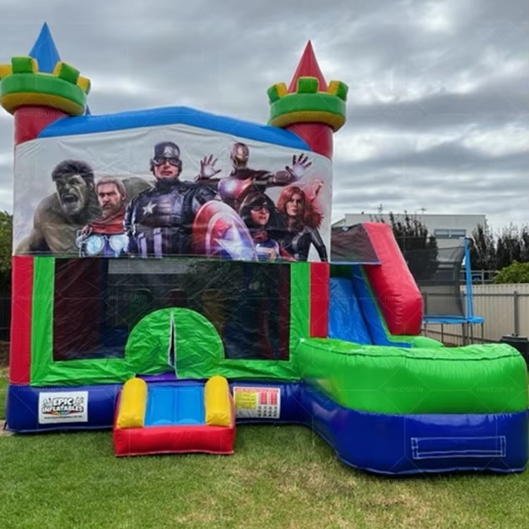 KFC89-Tarpaulin Commercial Inflatable Bounce House for Kids,bounce House Inflatable for Rent
