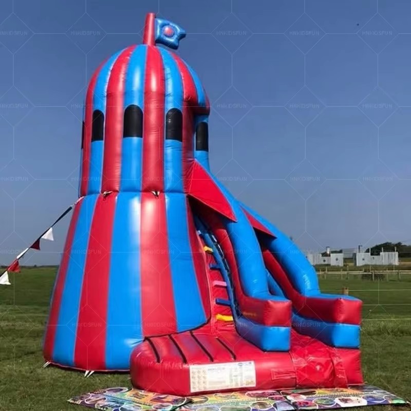 KFS061-Inflatable Spiral Craw Slide Dry Slide Inflatable Playground Slide Rotate Dome Bouncy Slide for Sale