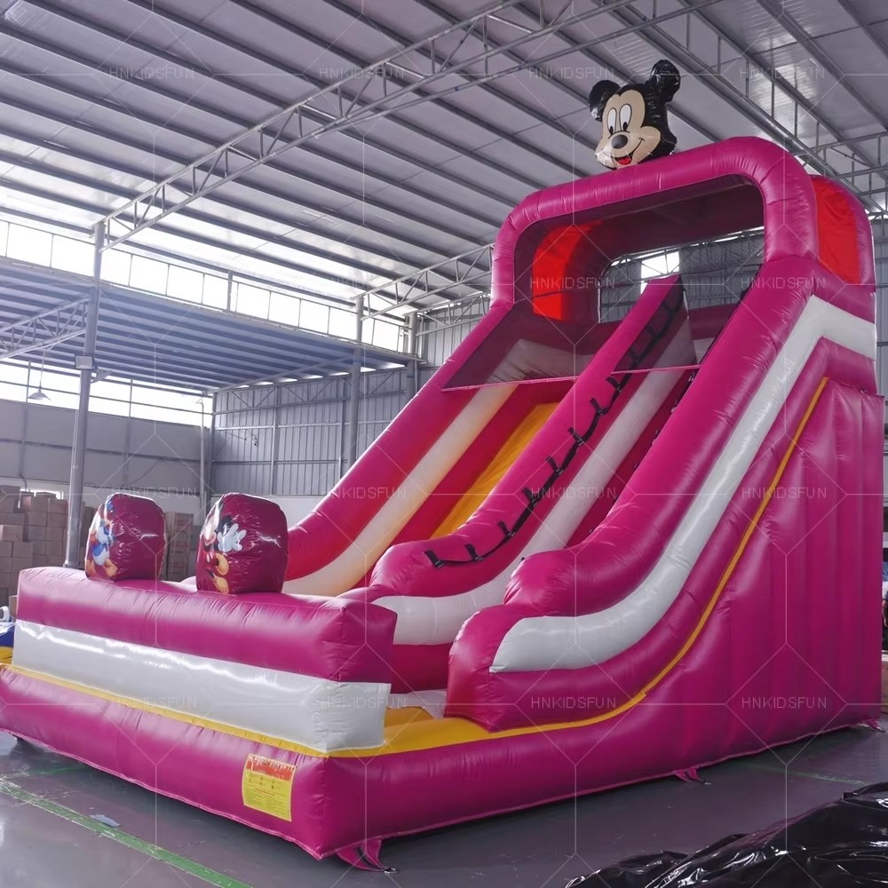 KFS068-Outdoor Games Giant Backyard Slide Pool slip and Slide Waterslide Toboggan Commercial Dry Water Slides Inflatable for Adults