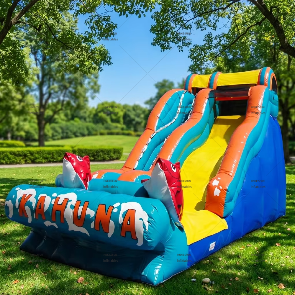 KFS070-Amusement Outdoor Commercial Large Jumping Inflatable Bounce House Castle Water Parks Equipment Dry Slides Pool for Adults