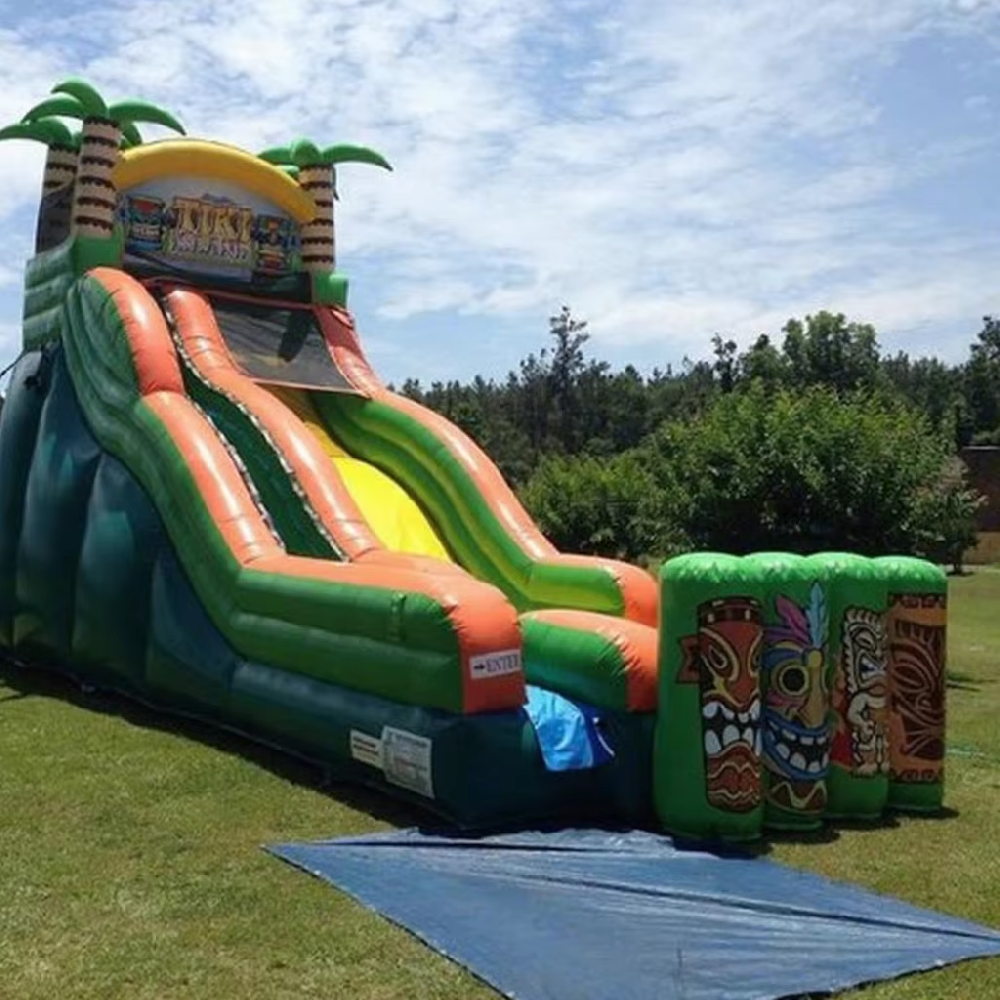 KFS088-Commercial PVC Inflatable Waterslide for Kids and Adults for School and Residential Outdoor Water Slides