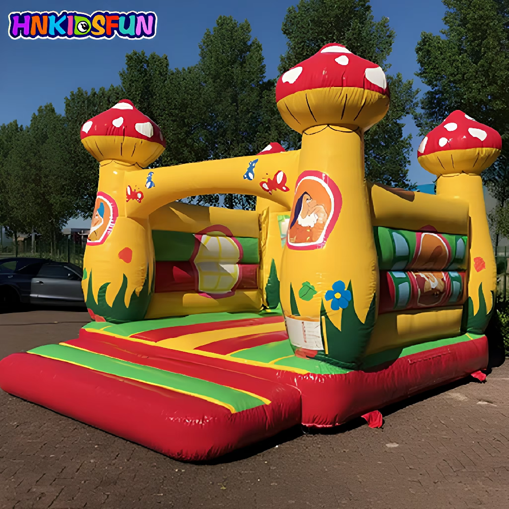 KFC137-Commercial Custom Inflatable Mushroom Jumping Castle,inflatable Super Mushroom Jumping House with Good Price