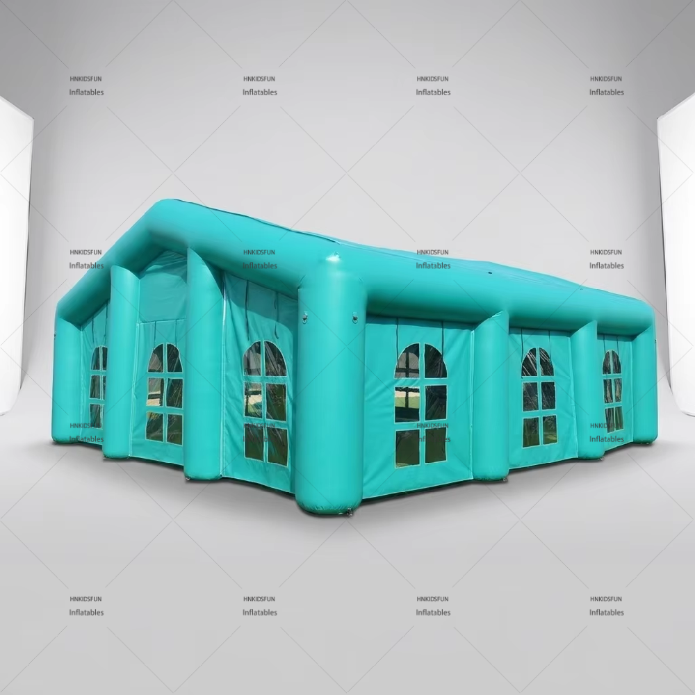 KFT05-Professional Outdoor Event Wedding Winter Inflatable Tents 10x6x5m EN14960/EN71 Certified 1 Year Warranty