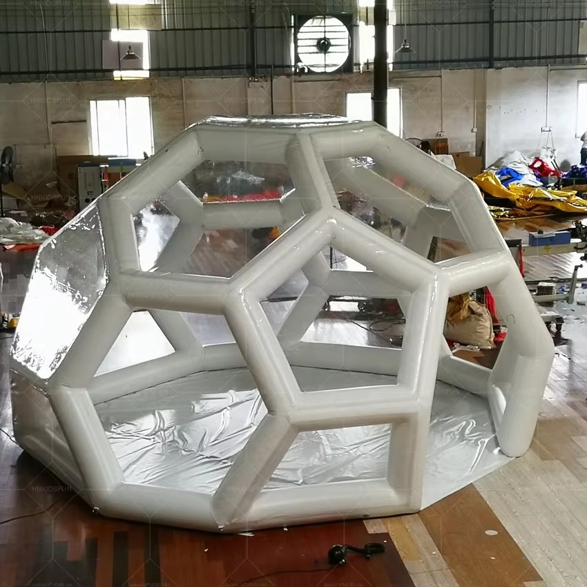 KFT017-Outdoor Inflatable Soccer Dome / Inflatable Transparent Football Dome Bubble House