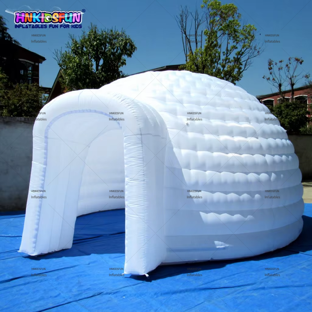 KFT020-Inflatable Snow Igloo Custom Oxford Fabric Inflatable Dome Tent Party Event Blow up Playhouse Small Inflatable Igloo for Kids