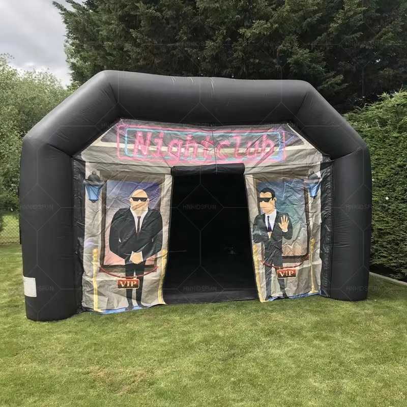 KFT021-Portable Night Club Inflatable Event Tents with Lights Outdoor Play Games