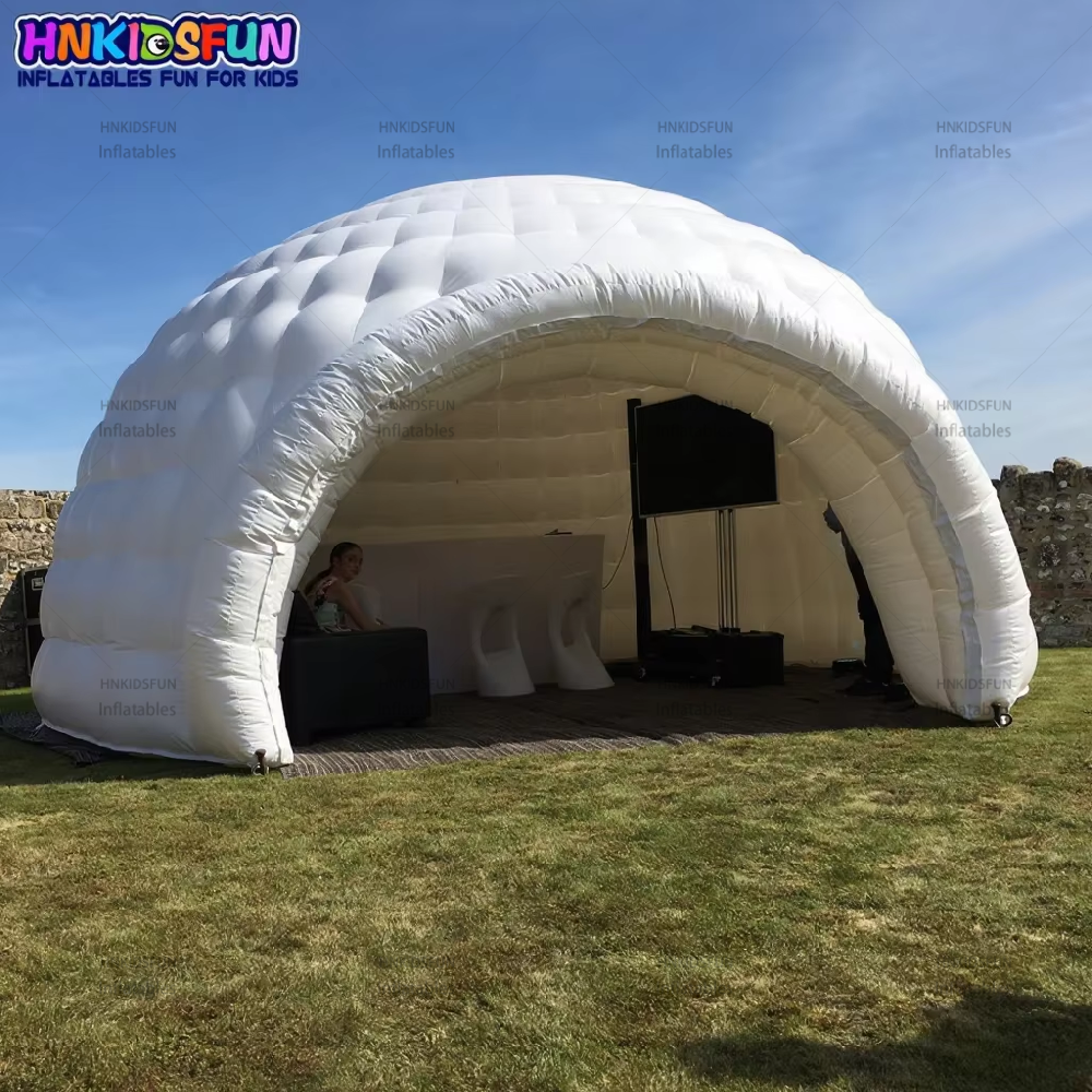 KFT028-Giant White Inflatable Igloo Dome Tent Structures Inflatable Party Tent Rental Inflatable Dome Buildings/Dome Tent