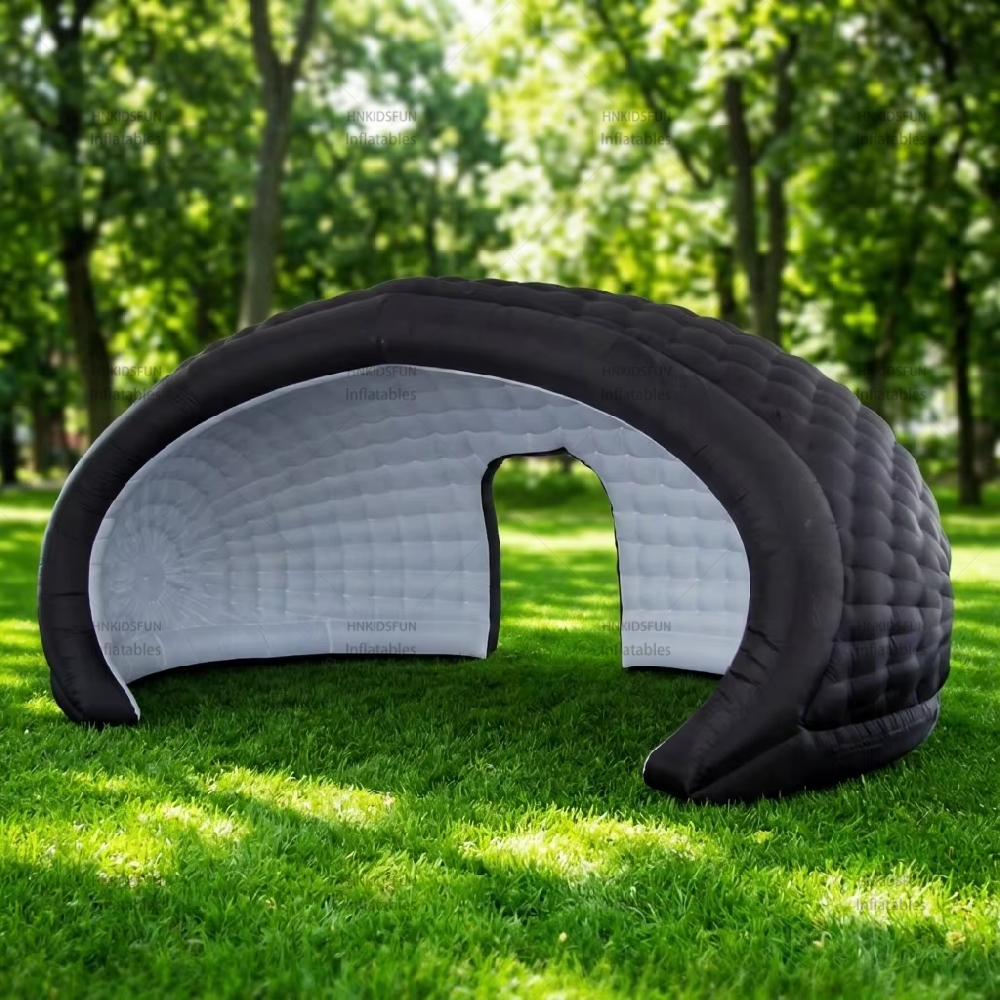 KFT030-18x14 Small Black Inflatable Shell Tent for Coffee Party Event Made of Best Material From China Inflatable Factory