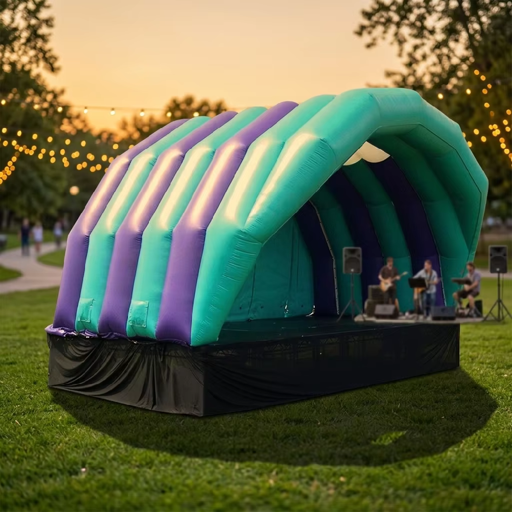 KFT037-Commercial Outdoor Event Display Rack PVC Tente Gonflables Advertising Inflatables Stage Cover Tent