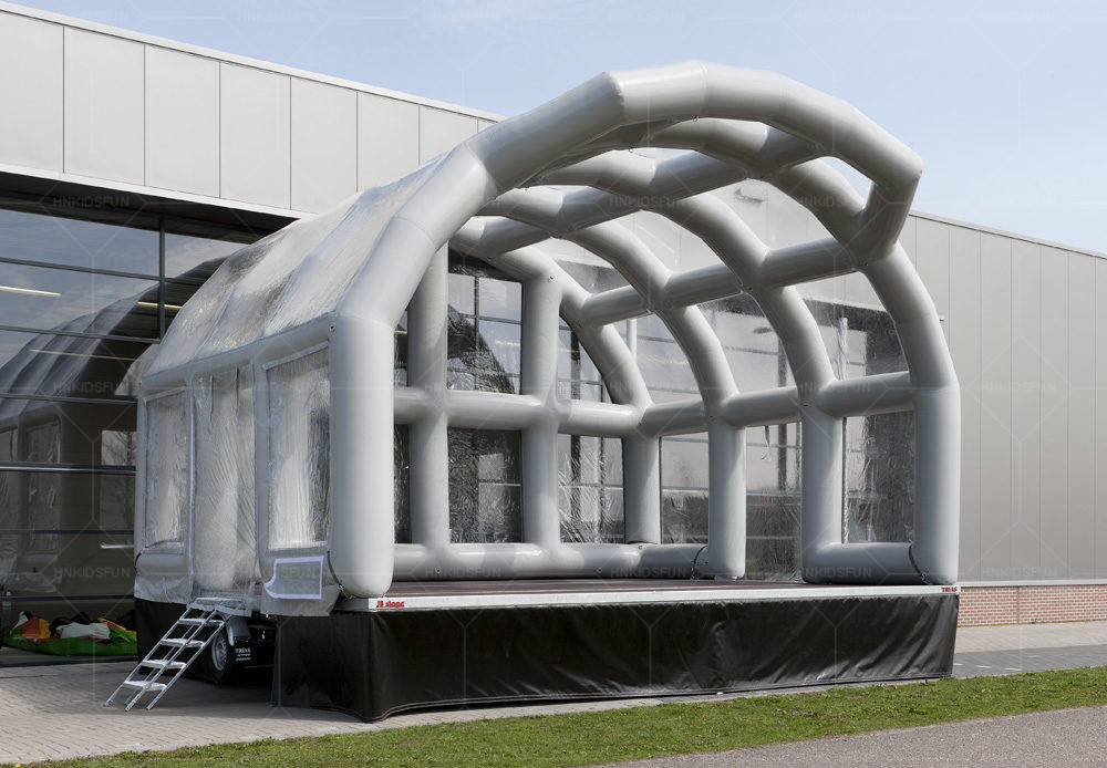 KFT041-High Quality PVC Tarpaulin Material Portable Inflatable Frame Tent Water-Proof and for Promotional Shows