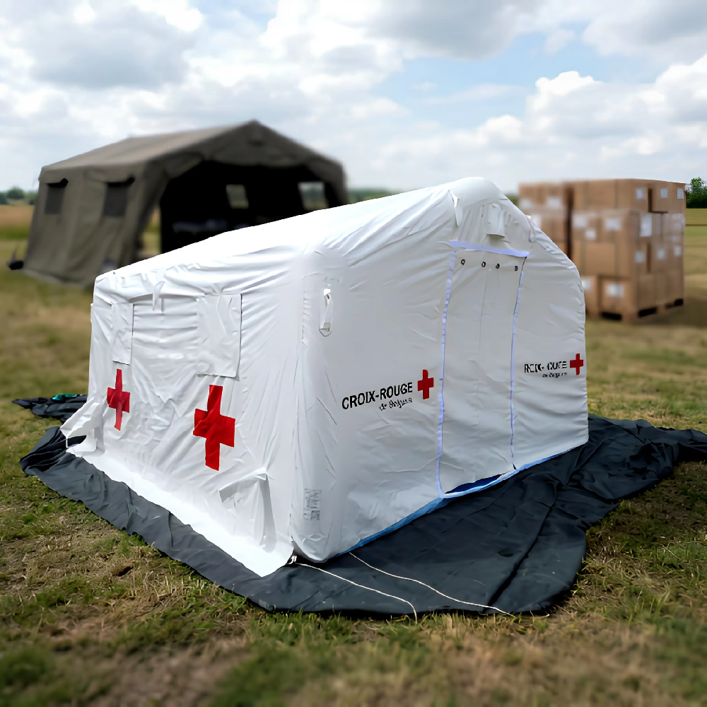 KFT042-Factory Price Best Quality PVC Material Inflatable Medical Tent Portable Emergency Inflatable Hospital Tent for Sale