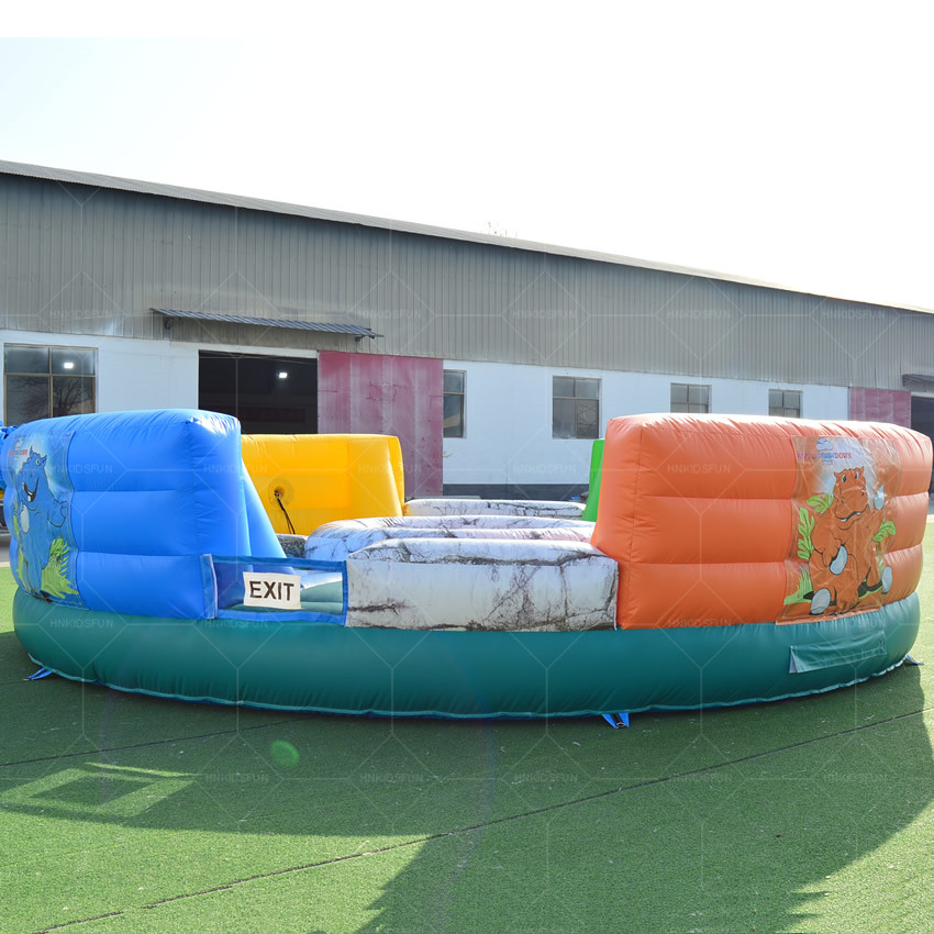 KFG308-Outdoor Event Inflatable Hungry Hippo Chow Down Game Bounce House Jumping Sport Games for Carnival Party Rental