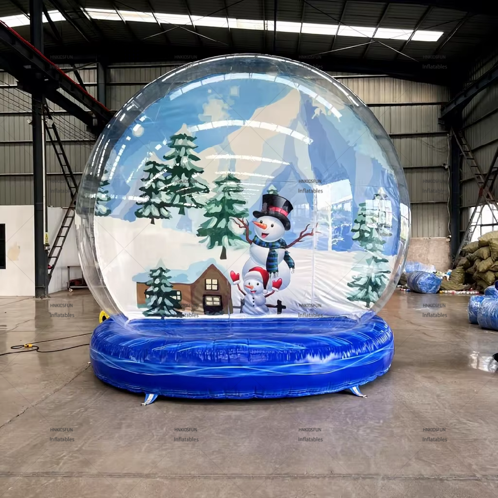 KFH005-Giant Human-Size Party Snow Globe with Bubble Lamp CE Blower Repair Kit Storage Bag-3-Year Warranty Made in China