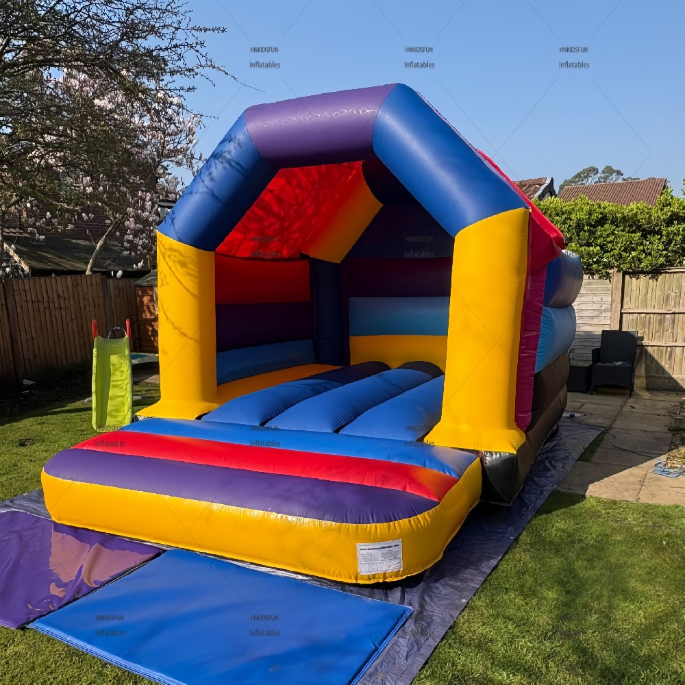 KFC158-Inflatable Bounce House 0.55mm PVC Tarpaulin Custom Size Commercial Use Blower 3-Year Warranty Easy Setup Party Rentals Kids