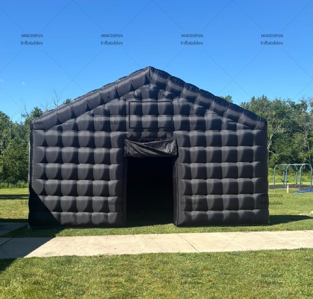 KFT047-Commercial Custom Inflatable Club with Lights PVC Inflatable Cube Tent LED Inflatable Nightclub Tent for Event Parties
